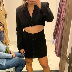 NWT Black Blazer dress